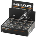 HEAD Tournament Squash Balls with Advanced Rubber Compound - 12 Balls