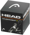 HEAD Tournament Squash Balls with Advanced Rubber Compound - 12 Balls