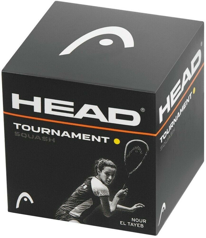 HEAD Tournament Squash Balls with Advanced Rubber Compound - 12 Balls