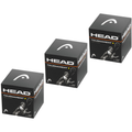 HEAD Tournament Squash Balls with Advanced Rubber Compound - 3 Balls