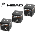HEAD Tournament Squash Balls with Advanced Rubber Compound - 3 Balls