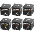 HEAD Tournament Squash Balls with Advanced Rubber Compound - 6 Balls