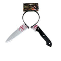 HALLOWEEN Prank Fake Knife Through Head Horror Scary Headband Costume Party Joke - SuperSaverAU - view 3