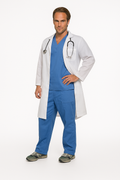 Plus Size Mens Doctor Costume King Big & Tall Party Hospital Fancy Dress - SuperSaverAU - view 2