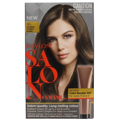 REVLON Salon Hair Color 5G Medium Golden Brown Permanent Hair Colour