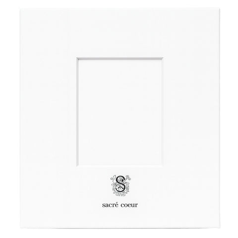 Le Blanc White Enamel Photo Frame 10cm x 15cm with Velvet Backing - SuperSaverAU - view 1