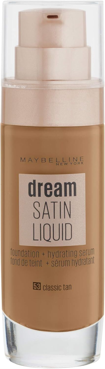 Maybelline Dream Satin Liquid Foundation with Hydrating Serum - Classic Tan 53 - SuperSaverAU - view 1