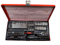 Premium 37 Piece Ratchet Socket Wrench Set with Steel Box