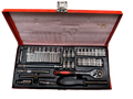 Premium 37 Piece Ratchet Socket Wrench Set with Steel Box