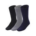 Premium 3 Pair Men's Assorted Bamboo Heavy Duty Cushion Work Socks 11-14