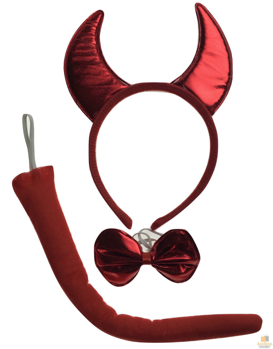 Premium 3 Piece Animal Costume Set - Red Devil