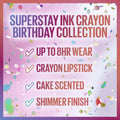 Maybelline Superstay Ink Crayon Lipstick 170 Throw A Party Shimmer Matte