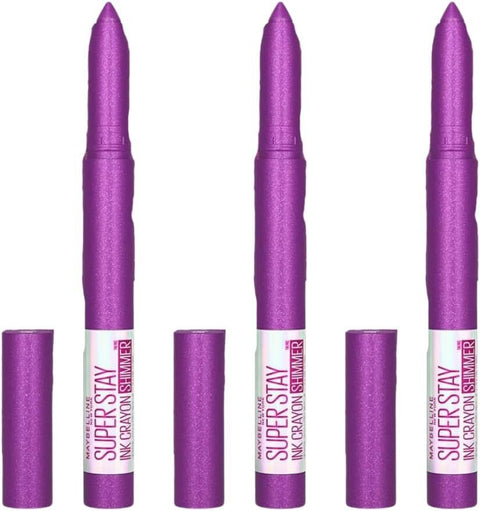 Maybelline Superstay Ink Crayon Lipstick 170 Throw A Party 3 Pack