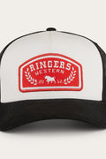 Ringers Western Wheatbelt Trucker Cap - White/Red