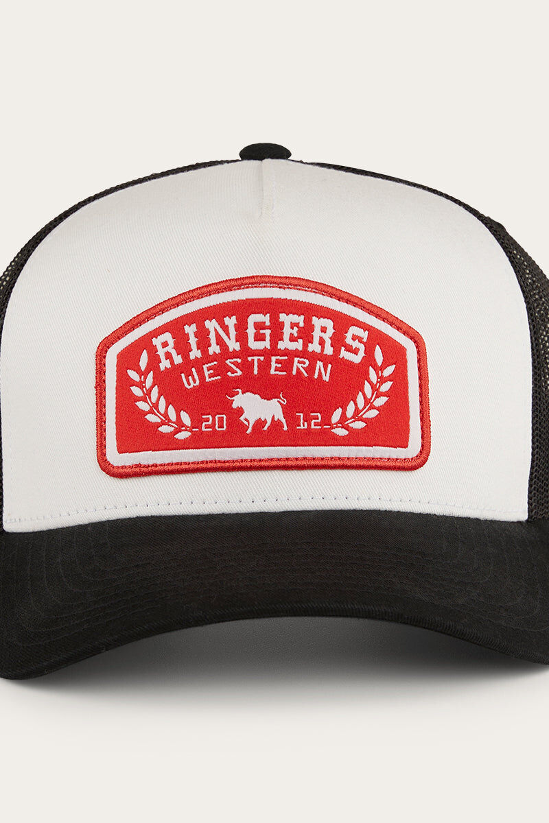 Ringers Western Wheatbelt Trucker Cap - White/Red