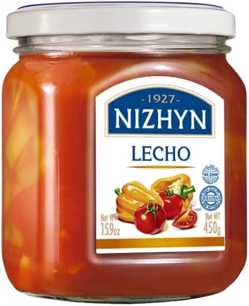 Nizhyn 450g Ukrainian Capsicum & Tomato Relish Spread Lecho