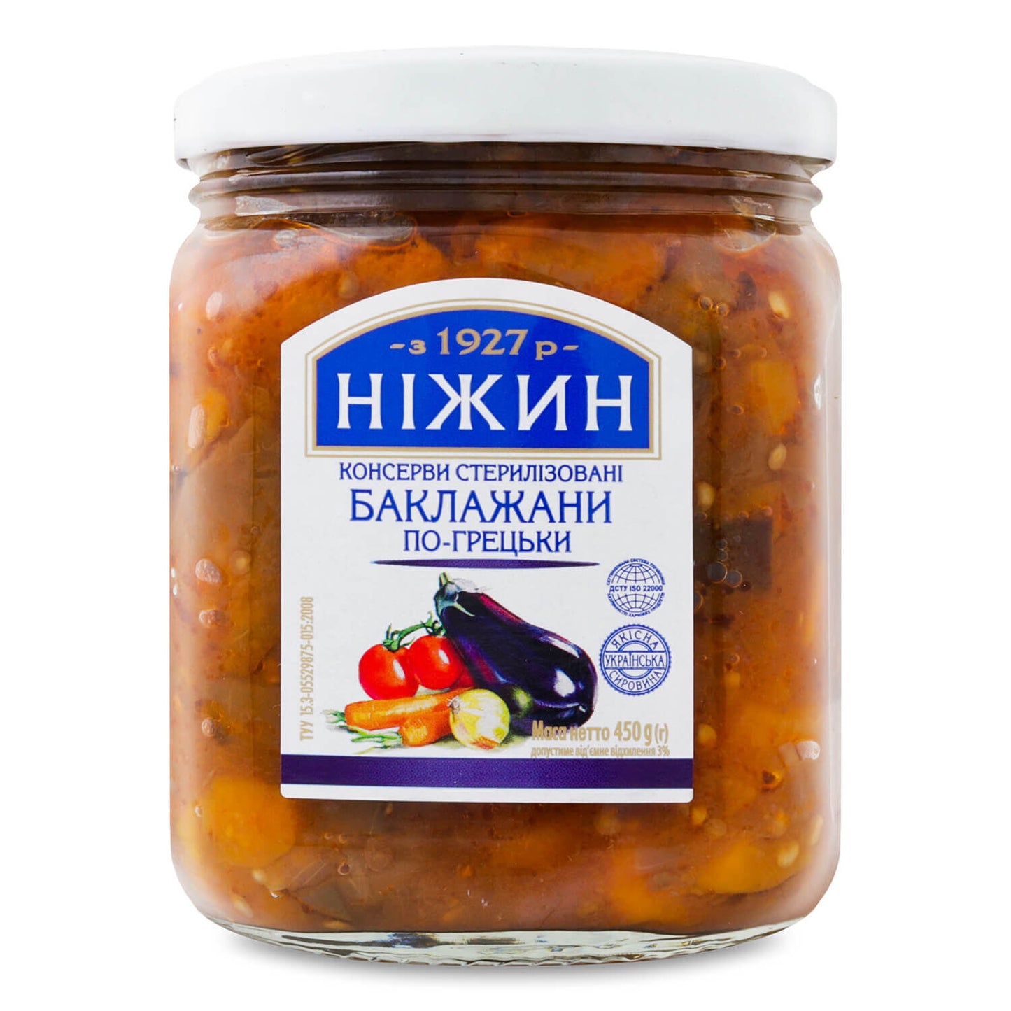 Nizhyn 450g Greek Style Eggplant Spread - Po Grechesky