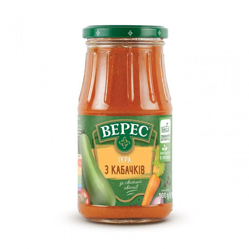 Veres Zucchini Spread - 500g Traditional Ukrainian Dip - SuperSaverAU - view 1