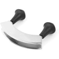 inCasa Double Blade Stainless Steel Mezzaluna Chopper