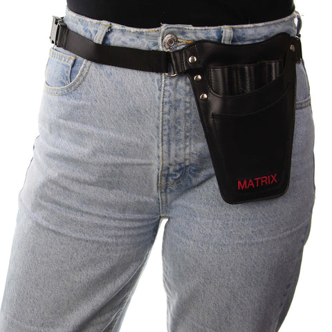 MATRIX Leather Tool Belt Barber Hairdressing Pouch, Adjustable 50" Waist Size - SuperSaverAU - view 1