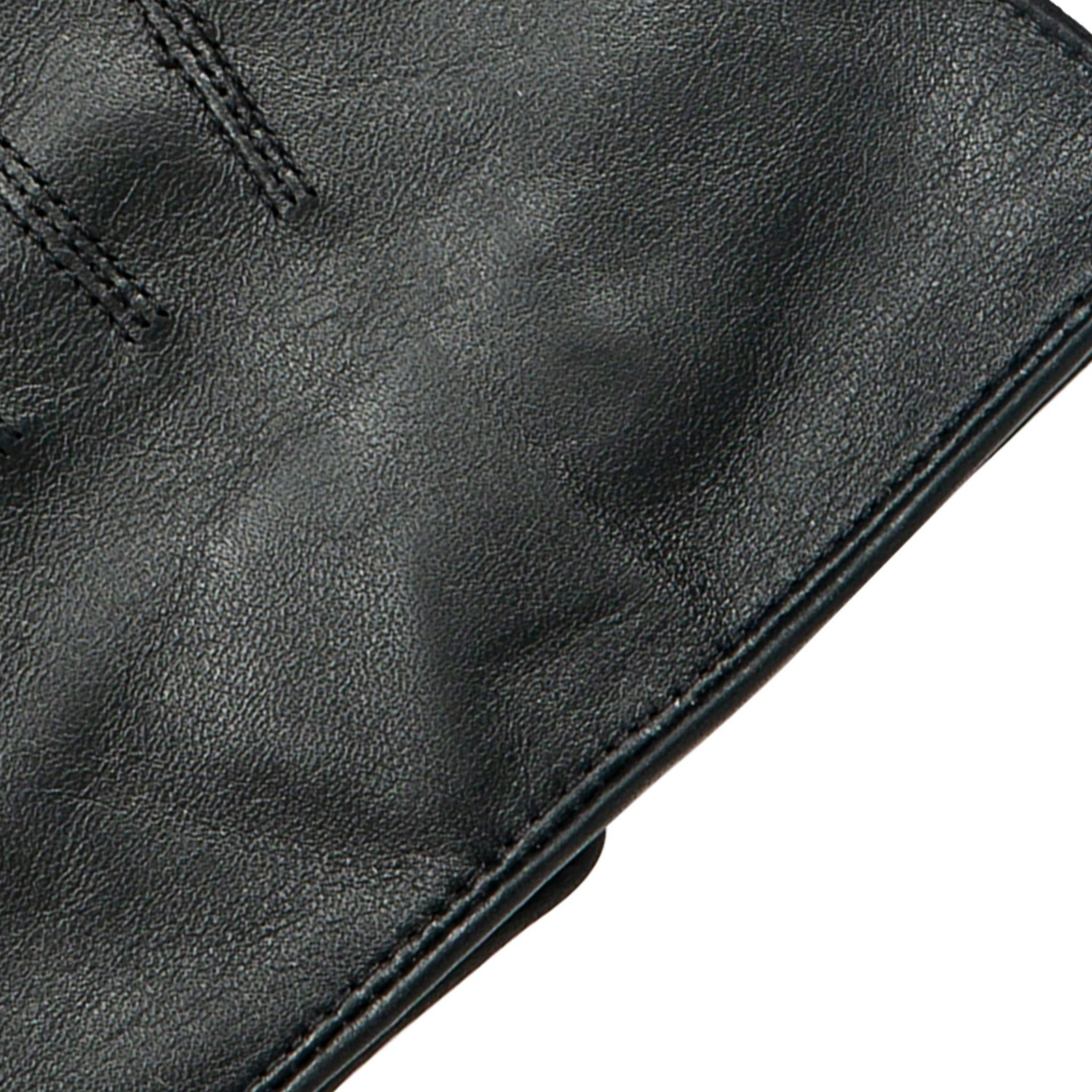 Dents Sandhurst Men's Three-Point Leather Gloves - Black 7.5