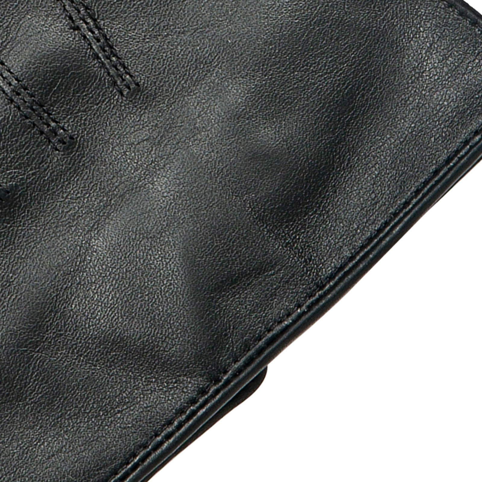 Dents Sandhurst Men's Three-Point Leather Gloves - Black 7.5