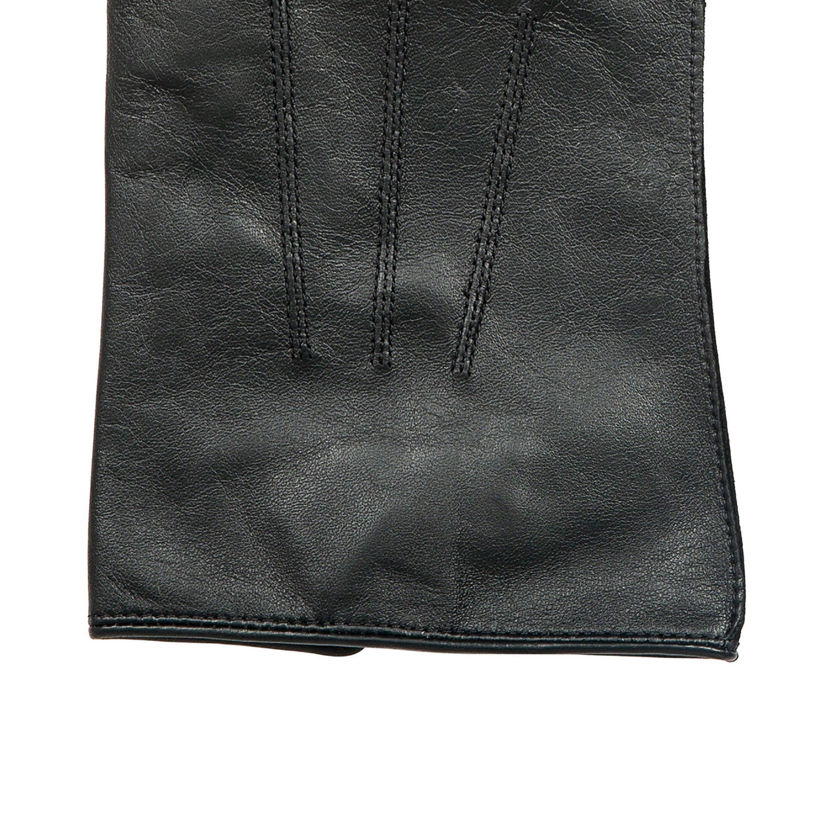 Dents Sandhurst Men's Three-Point Leather Gloves - Black 7.5