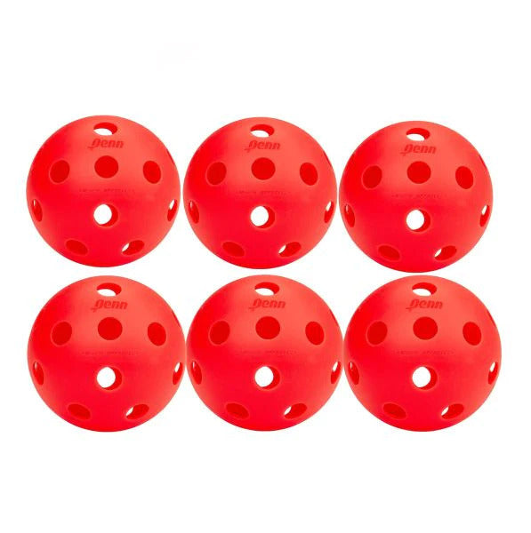 PENN 26 Indoor Pickleball Balls with True Bounce - Pack of 6
