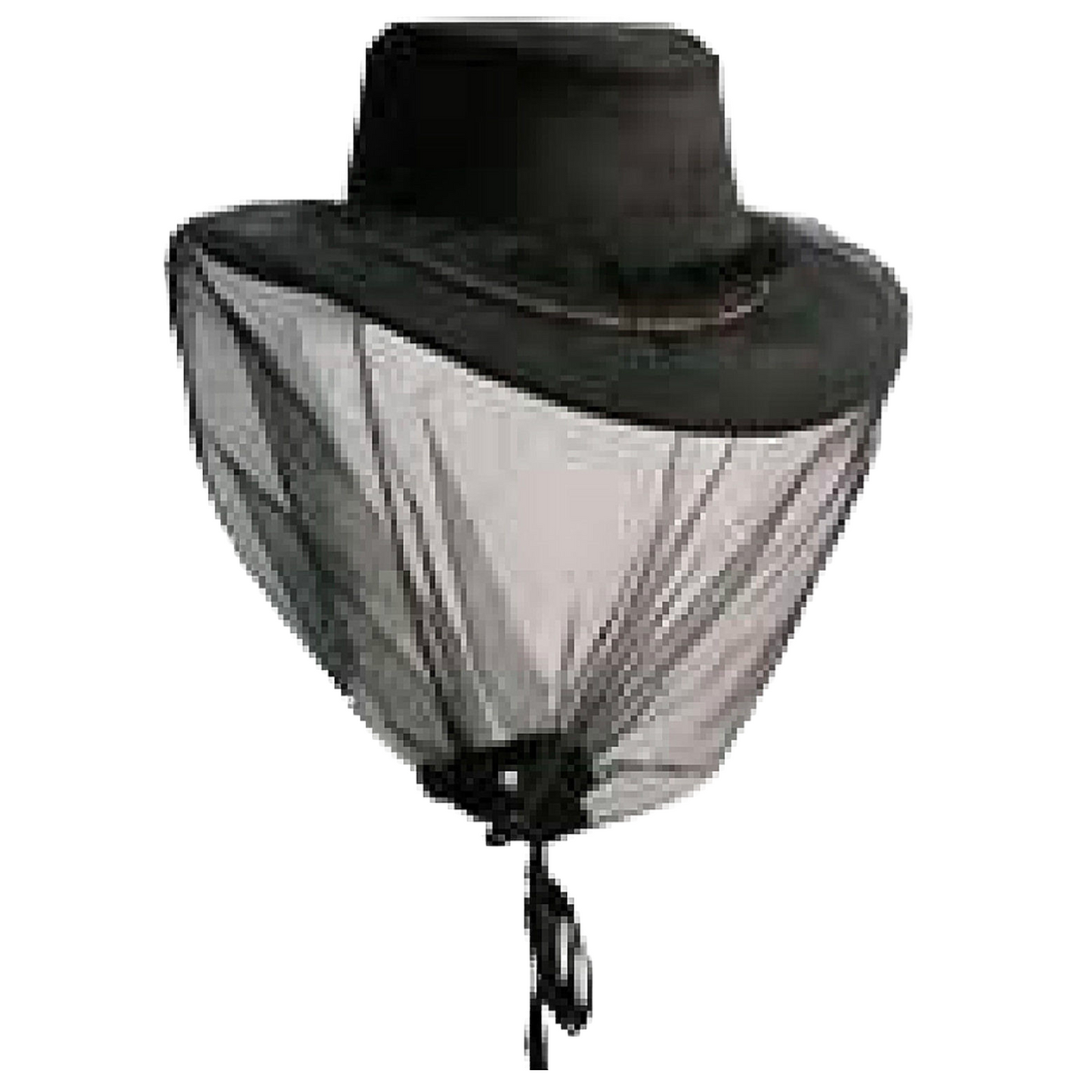 Deluxe Mosquito Hat Net Head Protector - 40cm Bee Bug Mesh Insect Fishing Fly