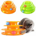 Premium Interactive Cat Track Ball Tower Toy with Multi-Level Tracks