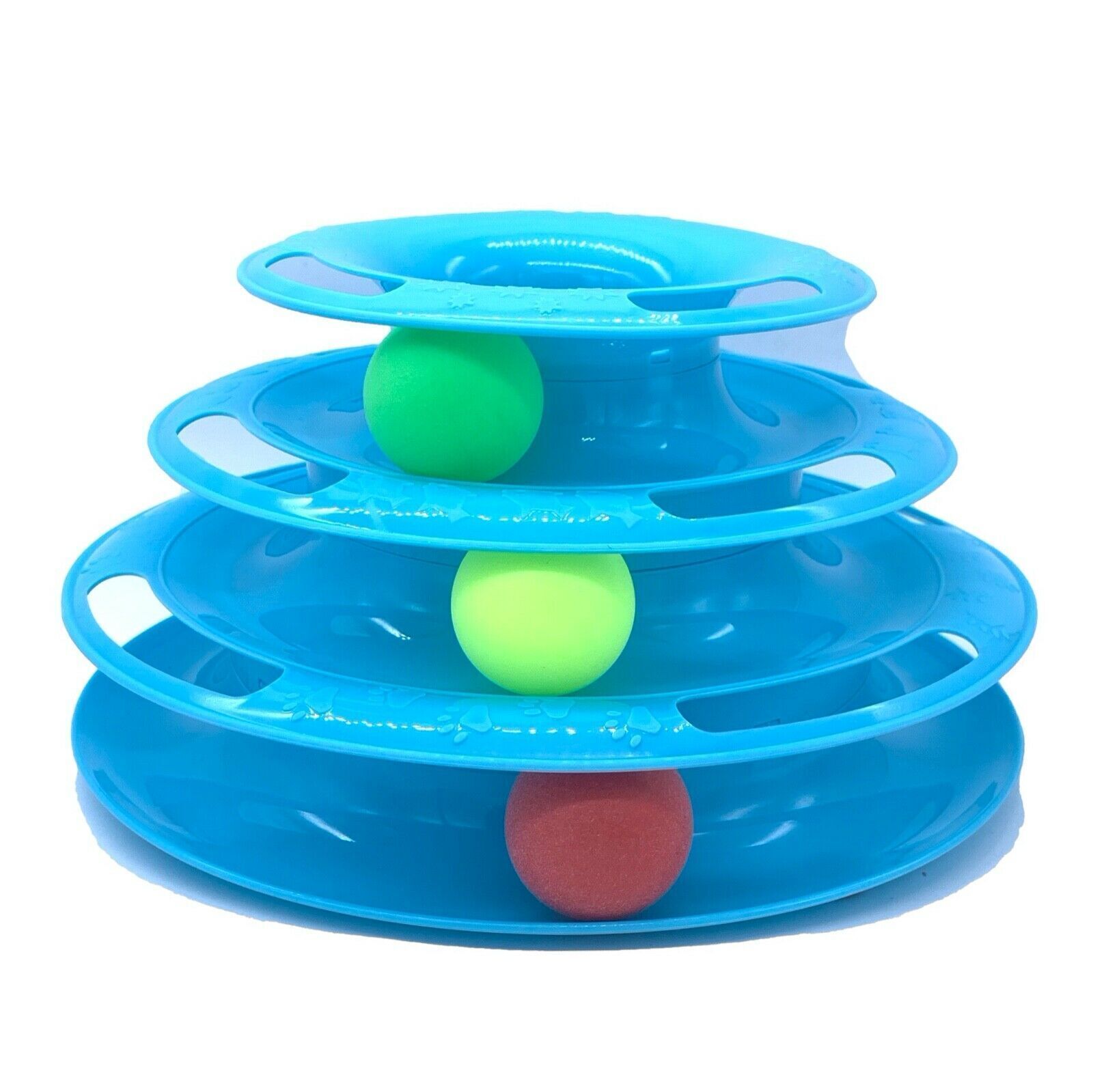 Premium Interactive Cat Track Ball Tower Toy with Multi-Level Tracks
