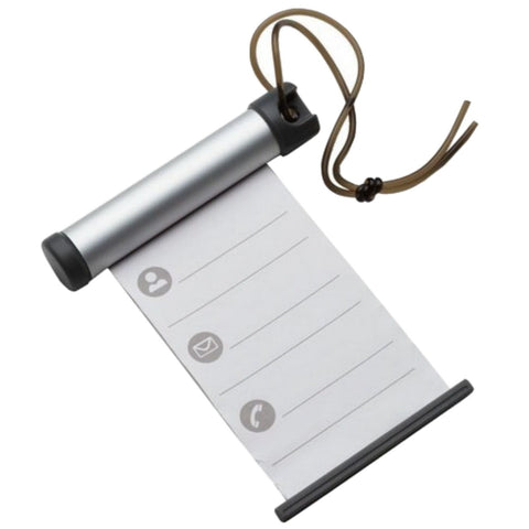Funky Luggage Tag Cylinder with Rollout Label for Address Details - 88 x 12 x 12mm - SuperSaverAU - view 2