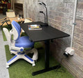 Ergonomic Kids Study Chair & Electric Standing Desk Set - Blue & Black - SuperSaverAU - view 2