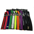 Premium 6 Pack Men's Assorted Colour Adjustable Y Back Suspenders