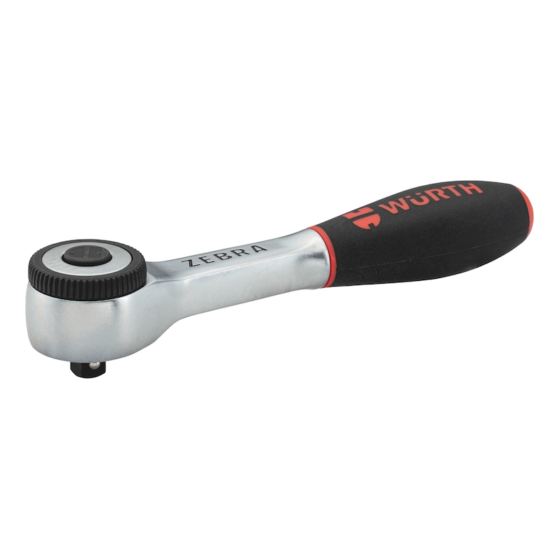 Wurth 1/4 Inch Reversible Ratchet Wrench – 360° Twist Handle 135mm