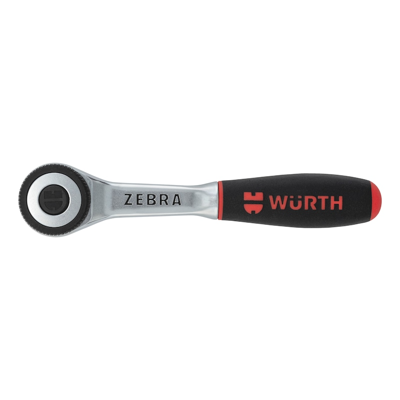 Wurth 1/4 Inch Reversible Ratchet Wrench – 360° Twist Handle 135mm