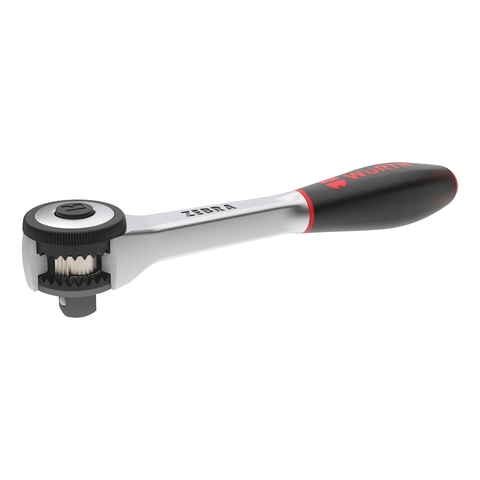 Wurth 3/8 Inch Reversible Ratchet Wrench – 360° Twist Handle 175mm
