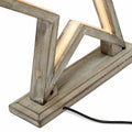 Bamboo Star LED Table Lamp Light 33cm - No Globes Required, Natural Wood - SuperSaverAU - view 3