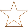 Premium Bamboo Star LED Table Lamp with 200cm Cord - Natural, 87cm