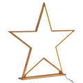 Premium Bamboo Star LED Table Lamp with 200cm Cord - Natural, 87cm