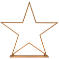 Premium Bamboo Star LED Table & Floor Lamp Set - Natural, 2 Pack