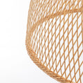 Premium Hand Woven Bamboo Dome Pendant Lamp with Adjustable Cord - 50cm
