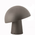 LED Cordless Mushroom USB Rechargeable Table Lamp - Dimming Night Light - Steel Grey - L22 W22 H22cm - SuperSaverAU - view 1