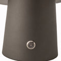 LED Cordless Mushroom USB Rechargeable Table Lamp - Dimming Night Light - Steel Grey - L22 W22 H22cm - SuperSaverAU - view 2