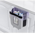 Premium Wall Mounted Foldable Waste Bin Set – Brown 2 x 9L