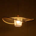 Premium Elysian Breeze Hand-Woven Bamboo Pendant Lamp - 60cm
