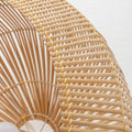 Premium Solara Sphere Bamboo Cage Pendant Light with Adjustable Suspension