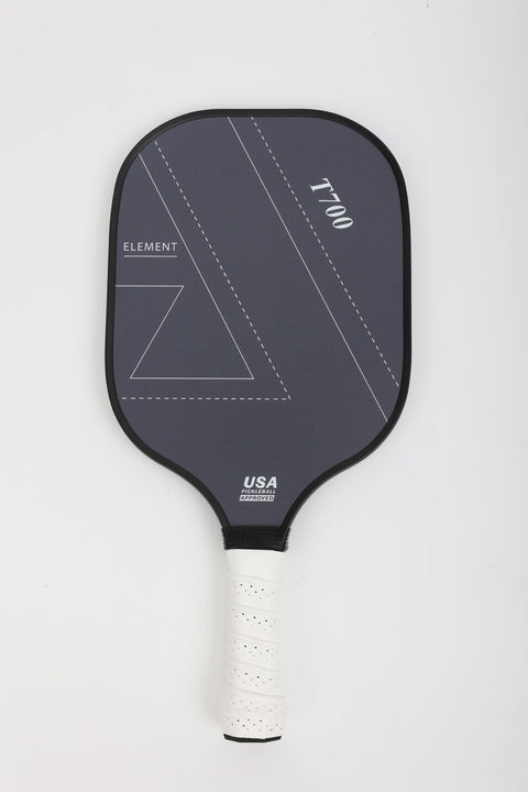 Premium T700 Graphite Carbon Fiber Pickleball Paddle with Sweat-Resistant Grip - Black