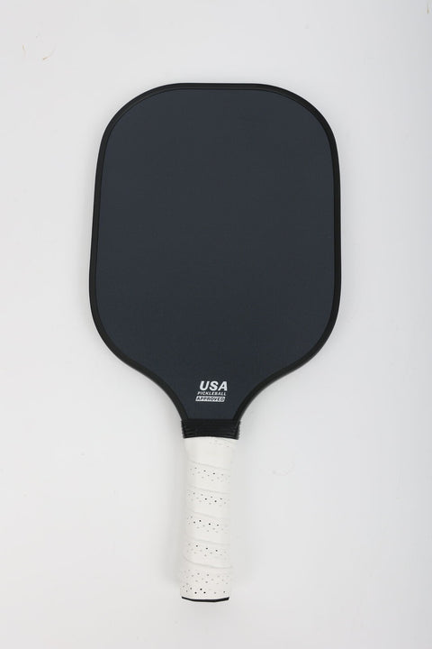 Graphite Carbon Fiber Pickleball Paddles Pickle Ball Racket Racquet in Plain Black - SuperSaverAU - view 2