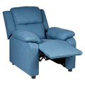 Premium Erika Navy Blue Adult Recliner Sofa Chair Lounge Armchair